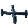 Comfluid CARRELLO PORTA PC IN PLASTICA REGOLABILE WELLY NERO (WPA-90105/B)